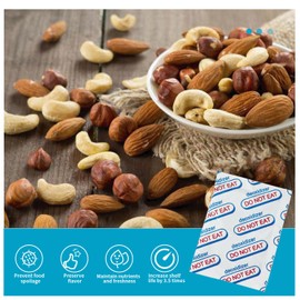 YTZOOLL 100 Packs 400CC Food Grade Oxygen Absorbers (10 Packs in Individual Vacuum Bag, 10x Packs of 10) Oxygen Absorbers for Food Storage, Oxygen Packet for Long Term Food Freshness (400CC(100-Pack)