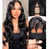 V Part Wig Human Hair Body Wave Upgrade Glueless Wigs