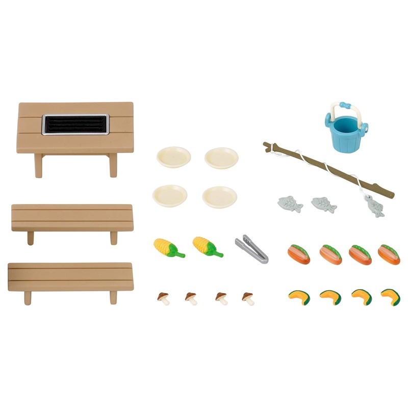 Epoch Sylvanian Families Family Doll "Family BBQ Set Ka-615"