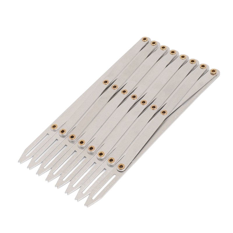 Expanding Sewing Gauge Aluminum 8 Heads Button Guide Equal Space