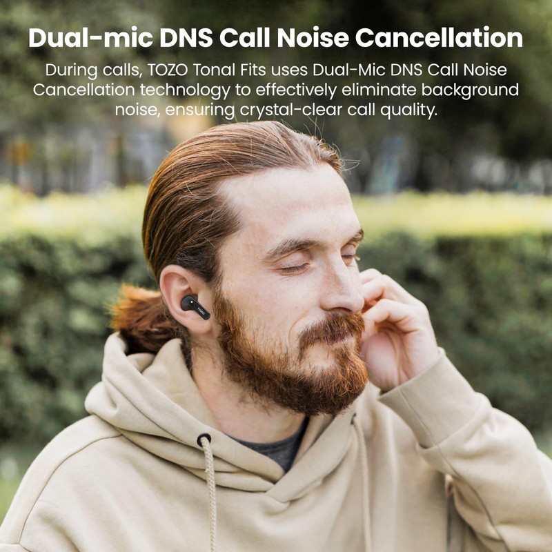 TOZO T21 Wireless Earbuds Bluetooth 5.3 in Ear Headphones Dual