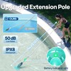 VIVOHOME Cordless Pool Vacuum with Telescopic & Extension Poles 9.12ft,