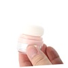 KONTONTY 4pcs Portable Loose Powder Holder with Puff Travel Makeup