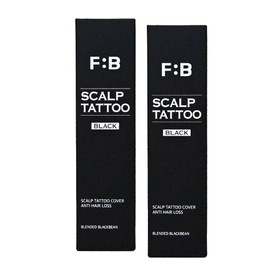 Forbut Scalp Tattoo Crown Hairline Hair Loss Cover Black 15g x 2 / 포뷰트 두피타투 정수리 헤어라인 탈모 커버 블랙 15g 2개