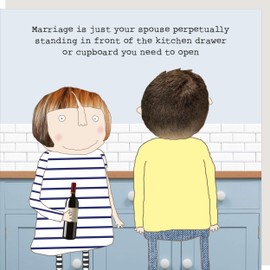 Rosie Made A Thing Marriage is Just Greeting Card