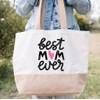 Lovely Mothers Day Shopper Bag - Best Mum Ever Heart