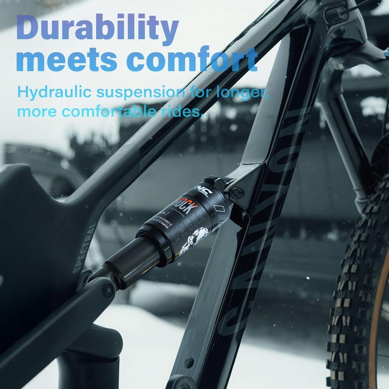 CNCLOL Mountain Bike Rear Shock 190x1000mm,Bicycle Shock Absorber- Hydraulic Rear