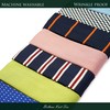BELLUNO Skinny Knit NeckTies for Men, 4-PAK 2.2" Flat-end Smart