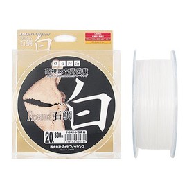 Diamond Fishing Nylon Line Froston Sea Bream 98.4 ft (300 m), No. 20, Miracle White