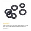 sourcing map Nitrile Rubber O-Rings 5.5mm 6.5mm 7mm OD 2.5mm