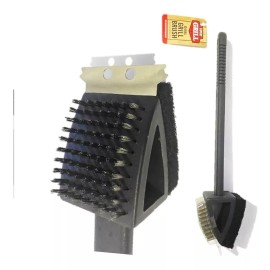 Expert Grill Cepillo Para Asador Triple Fución Limpia 37.5cm Expert Grill