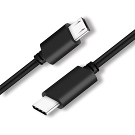 YBSCJHGR USB C to Micro USB Cable 3.3ft, Micro USB to USB C Cord, Fast Charging & Data Sync Cord Compatible for MacBook/for Samsuny Galaxy/Pixel 3/LG and More (3.3 Feet)