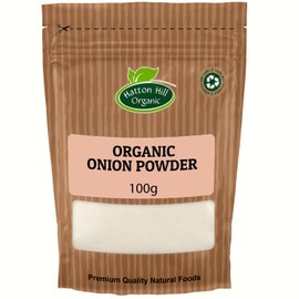Organic Onion Powder 100g by Hatton Hill | Premium, Aromatic, and Versatile Seasoning for All Your Culinary Needs