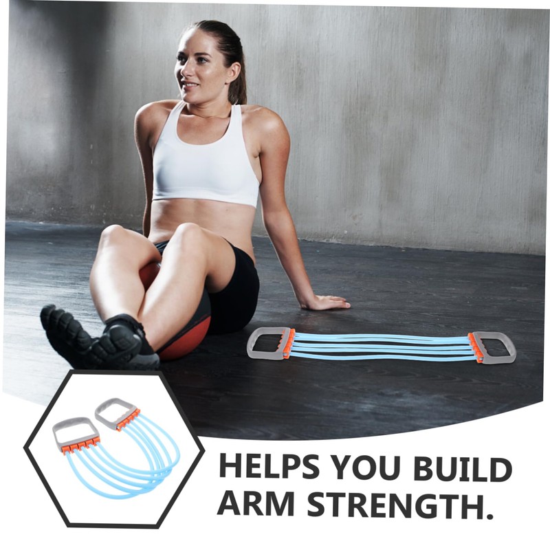 WOONEKY Chest Expander Level Resistance Trainer for Chest Workouts for