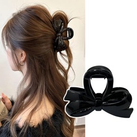 Natunofu Hair Clip Small Hair Clip, Hair Accessory, Hair Clip, Tightly Curled, Hair Clip, Small Ribbon, Barrette, Cute, Ribbon, Hair Ornament, Stylish, Barrette, Hair Clip, Adult, Elegant, Elegant,