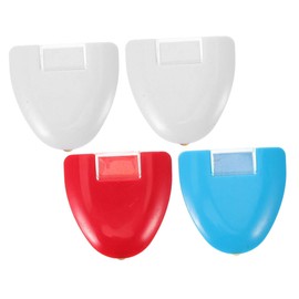 SEWACC 4pcs Heart-Shaped Fabric Chalk Marker Triangle Tailors Chalk Plastic Tracing Wheel for Precise Garment Cutting and Positioning Lightweight and Portable Sewing Tools