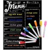 AWEELON Magnetic Dry Erase Menu Board for Fridge Weekly Meal