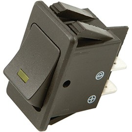 WirthCo 20530 Battery Doctor 20 Amp LED Illuminated Rocker Switch (ON/OFF Fits 20 x 34.5mm Slot)