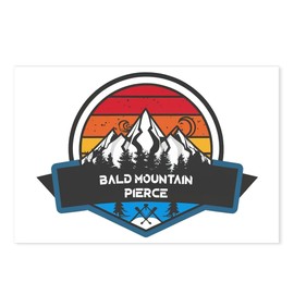 CafePress Bald Mountain Pierce Idaho Postcards (Package of 8), 6"x4" Printed Note Card