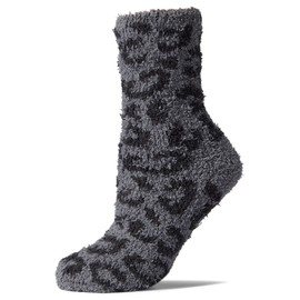 Barefoot Dreams CozyChic Youth Barefoot In The Wild Sock, Graphite/Carbon
