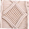 MERRYHAPY Unique Hand Woven Pillow Covers Linen Bolster Case Skin-Friendly