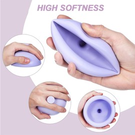 Elfzone Chest Percussion Cup - Chest Percussion Cup Baby，Sputum Remover Physical Therapy Aids Pressure Drum Massager Phlegm Mucus Flutter