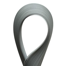 ODETOJOY - Juego de tiras de papel de 5 mm, 120 tiras de 52 cm, papel de origami de color sólido, manualidades, tiras de papel de quilling (gris claro)