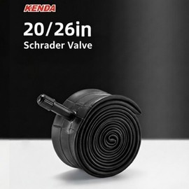 KENDA Bicycle Inner Tube 20/26 in with Schrader Valve – Heavy Duty Rubber Replacement Tube for MTB, Road & 20/26 x 4.0 Fat Tyre Bikes (Inner Tube, 20 inches)