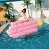 Large Inflatable Swim Tube for Water Play Pool Toy TD03 Pink Ice Cream Float 5ea