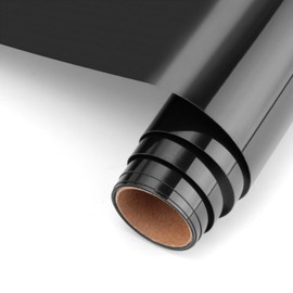 NANAPLUMS Plotter Film Textile, New 3D Puff Vinyl - 30.5 x 100 cm Puff HTV Vinyl Roll for T-Shirts, 3D Puff Heat Transfer Vinyl, Easy to Cut, Weed and Transfer - Black