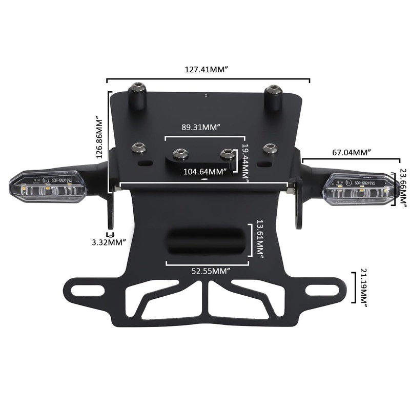 Fender Eliminator Compatible with MSX 125 GROM 2022-2025 Rear Tail