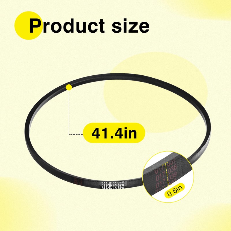 Drive Table Saw Replacement V-Belt Compatible with Sears Craftsman 10"