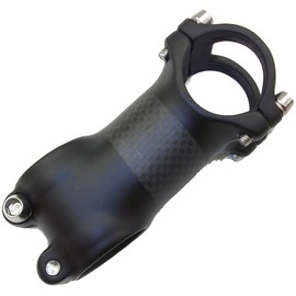 『phalatina』 Ultra-Light Aluminum Carbon Handlebar Stem 60 ~ 120 mm for Mountain Bike Road Bike! Beautiful Carbon Pattern for Comfortable Cycling! (②70mm: Matte Black)
