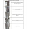 Balcony door catch Snapper Metal with Counterpart for various Profile