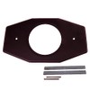 Westbrass D502-12 One-Hole Remodel Plate for Moen and Delta, Oil