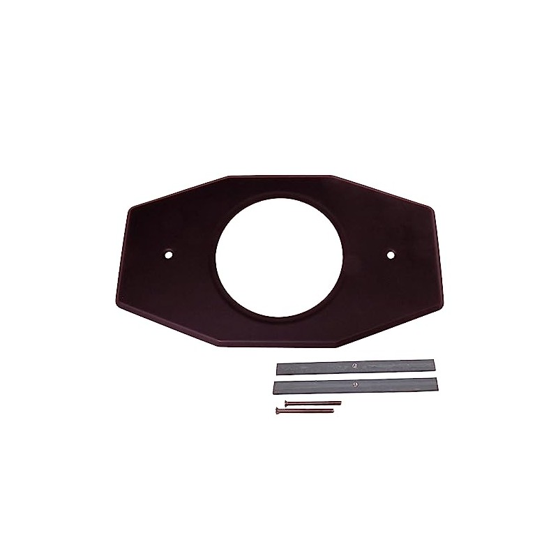 Westbrass D502-12 One-Hole Remodel Plate for Moen and Delta, Oil