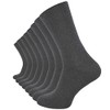 VCA 8 pairs of men's comfort, charcoal, 43 - 46
