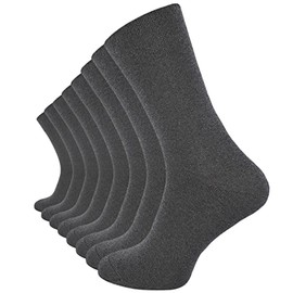 VCA 8 pairs of men's comfort, charcoal, 43 - 46