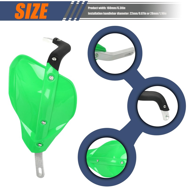 ABCERRSI Dirt Bike Handguards,Hand Protector Compatible with 7/8'' and 1