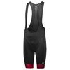 GOREWEAR C5 Opti Bib Shorts+, Black/Red, L