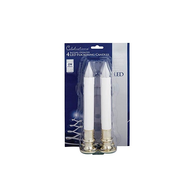 Celebrations Led Candle Flickering Led Bulb 9"