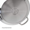 Goodful 12-Inch Stainless Steel Fry Pan with Universal Lid made