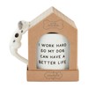 Mud Pie Boxed Dog Mugs, 12 oz, Work Hard