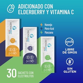 Hidra2go  Electrolitos Para Nios  Electrolitos En Sobre  Sabor Combinado  Electrolitos En Polvo Sin Azcar  Pack De 3 Cajas De 10 Sobres de 5 G  Cada  