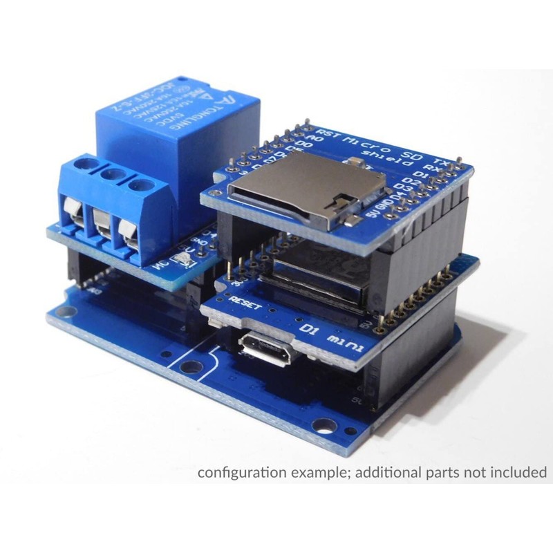 CANADUINO® 3 x WEMOS D1 Mini Micro-SD Card Shield