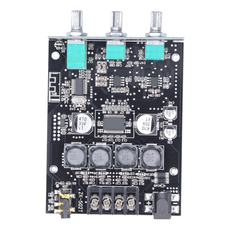Amplifier Board 50W+50W Audio Stereo Module Bass Treble Control Bluetooth