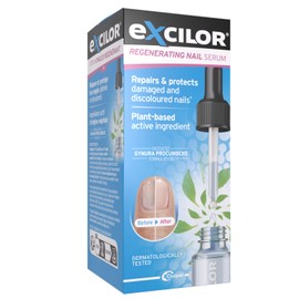 EXCILOR - Regenerierendes Nagelserum - Repariert & schützt geschädigte & verfärbte Nägel - Patentierte Formel - Auf Pflanzenbasis mit Gynura-procumbens - Dermatologisch getestet - 10ml