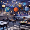 VioraWhite 2026 Space Celing Decoration for Classroom Galaxy Decor