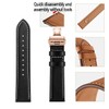 FAGWIG Genuine Leather Watch Band for Women Men Quick Release