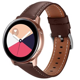 BYISYUE Leather Replacement Strap for Polar Ignite / Ignite 2 / Ignite 3, 20 mm Sports Watch Strap, Wristbands for Polar Pacer/Unite